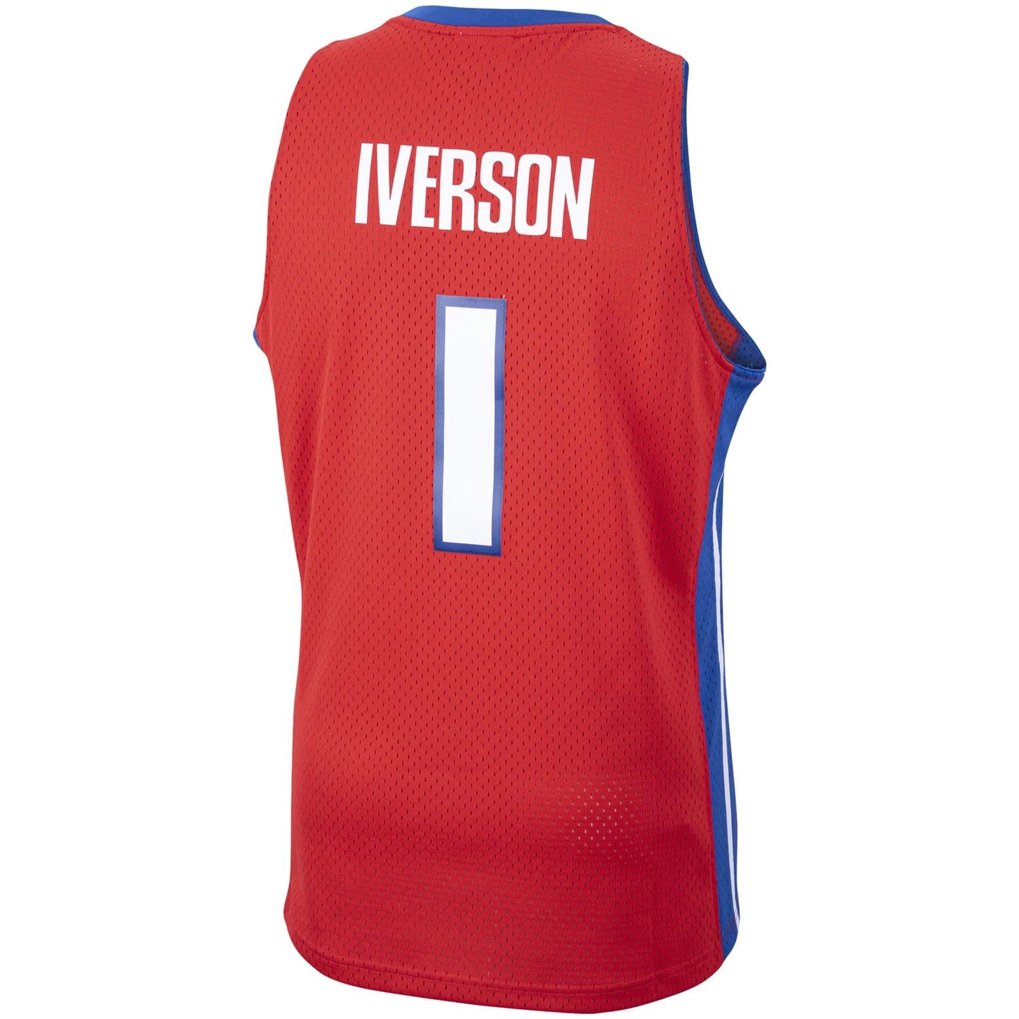 Allen Iverson Detroit Pistons Mitchell & Ness Hardwood Classics Swingman Jersey - Red